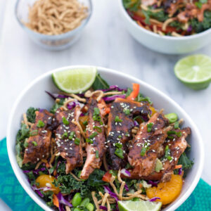 Asian Ginger Miso Salmon Salad