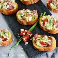 Blue Cheese Wedge Salad Crostini