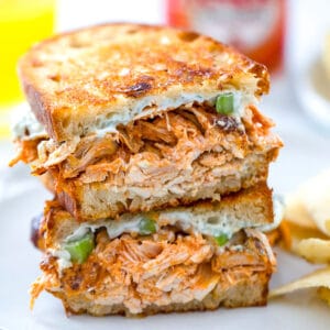 Buffalo Chicken Grilled Cheese