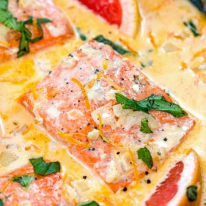 Creamy Grapefruit Salmon