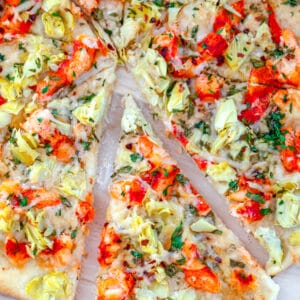 Lobster Artichoke Flatbread