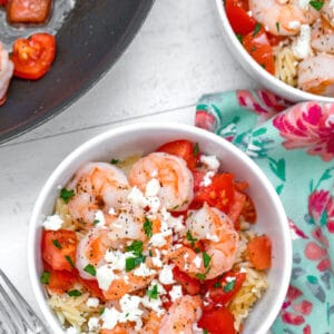 Shrimp and Feta Orzo Salad