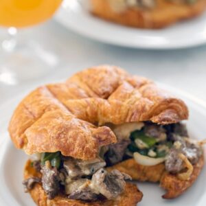 Steak and Cheese Croissants
