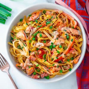 Cajun Salmon Pasta