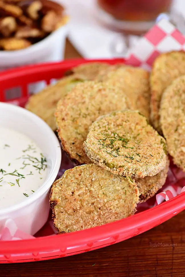 Oven Fried Pickles