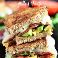 Turkey Bacon and Avocado Grilled Cheese