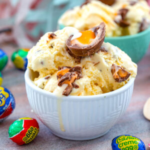 Cadbury Creme Egg Ice Cream