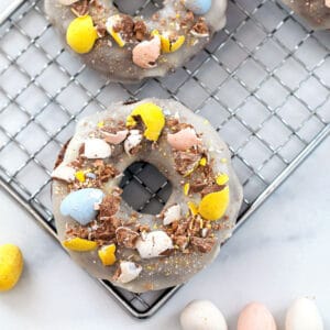 Cadbury Mini Egg Donuts