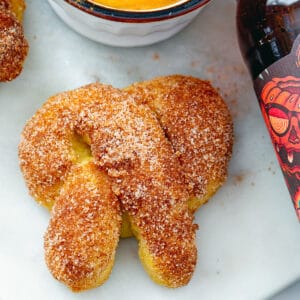 Pumpkin Beer Pretzels