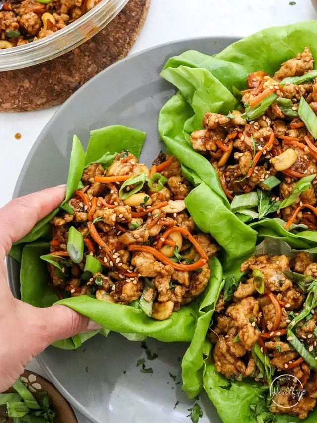 Asian Chicken Lettuce Wraps