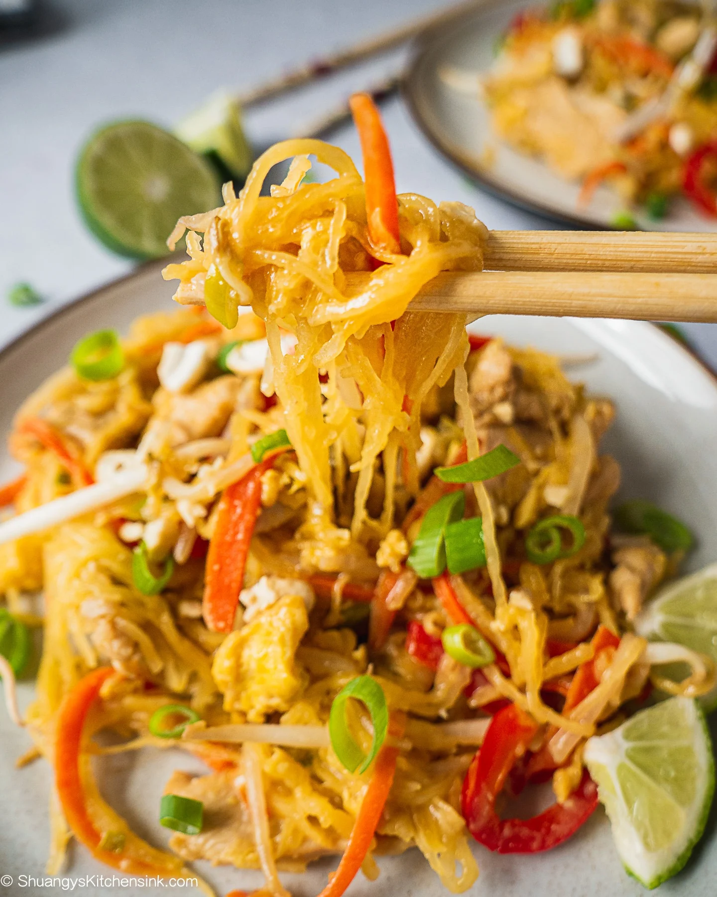 Spaghetti Squash Pad Thai