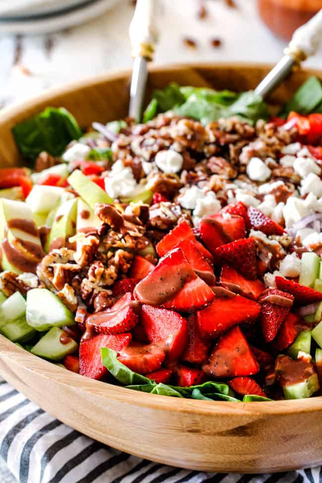 Strawberry Salad with Balsamic Vinaigrette