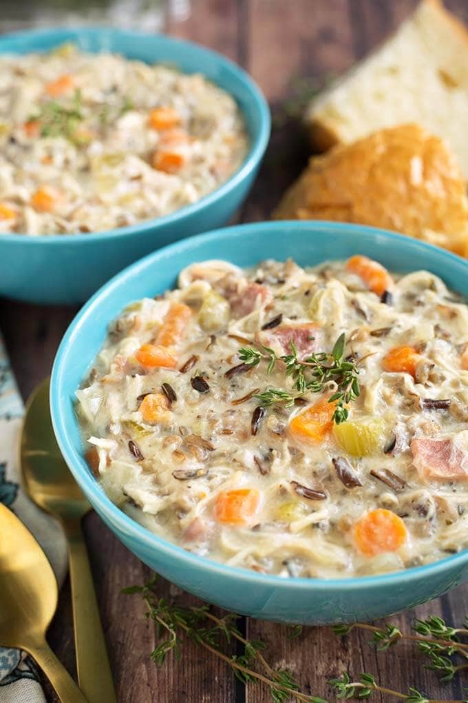 Slow Cooker Chicken Wild Rice Soup