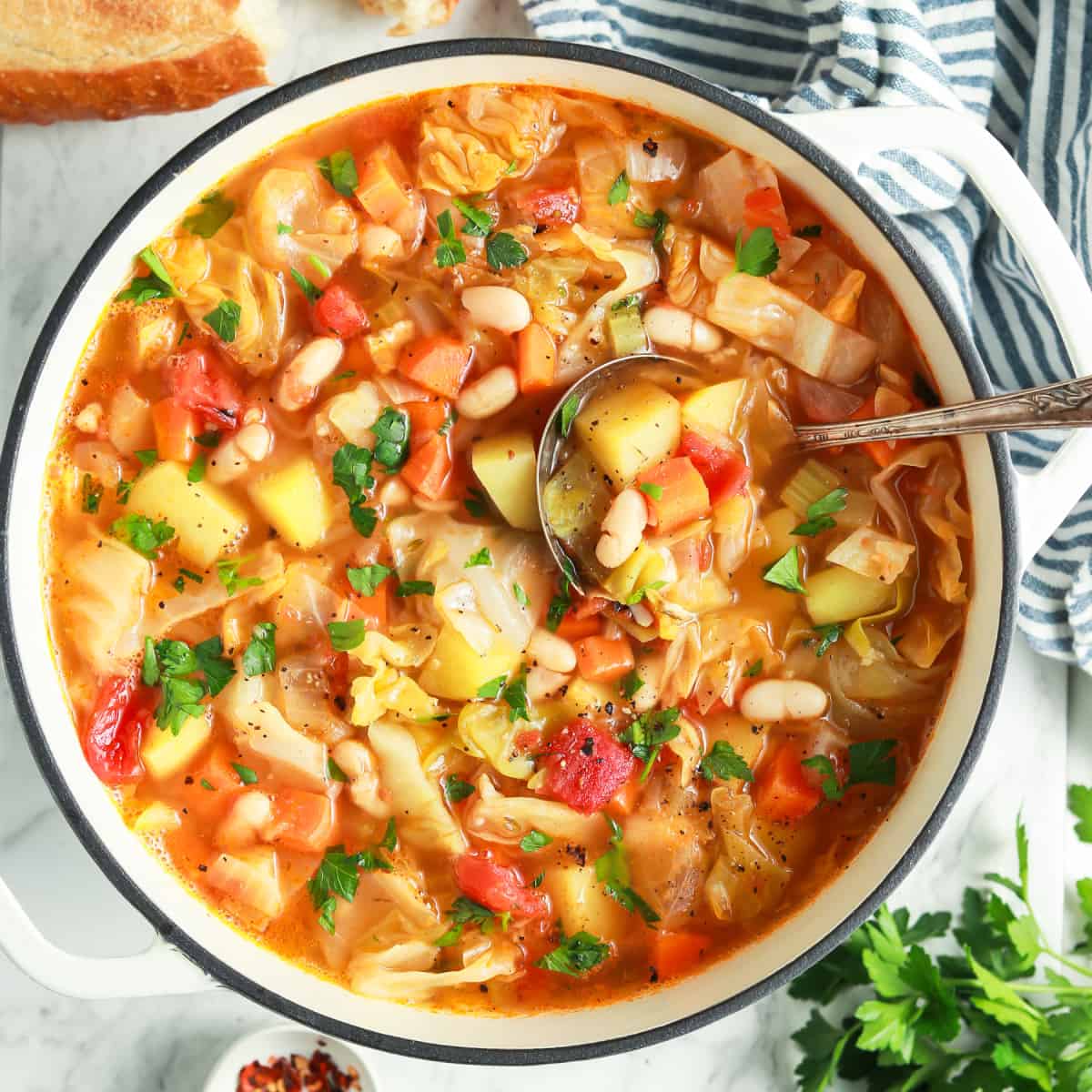 Rustic Cabbage Soup