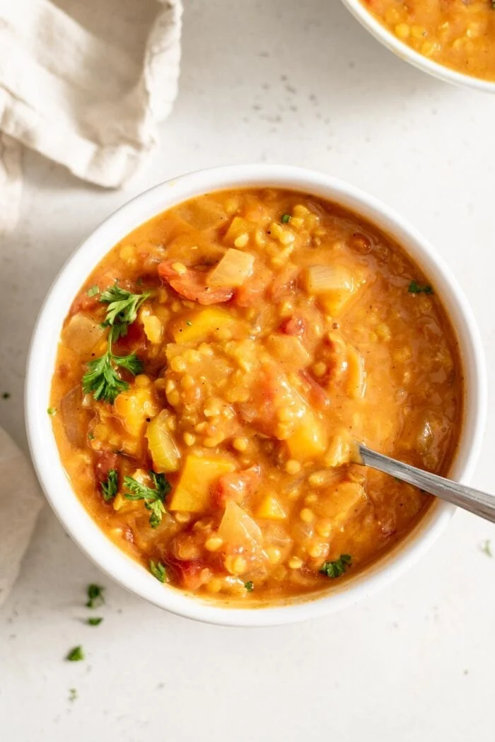 Butternut Squash Red Lentil Stew