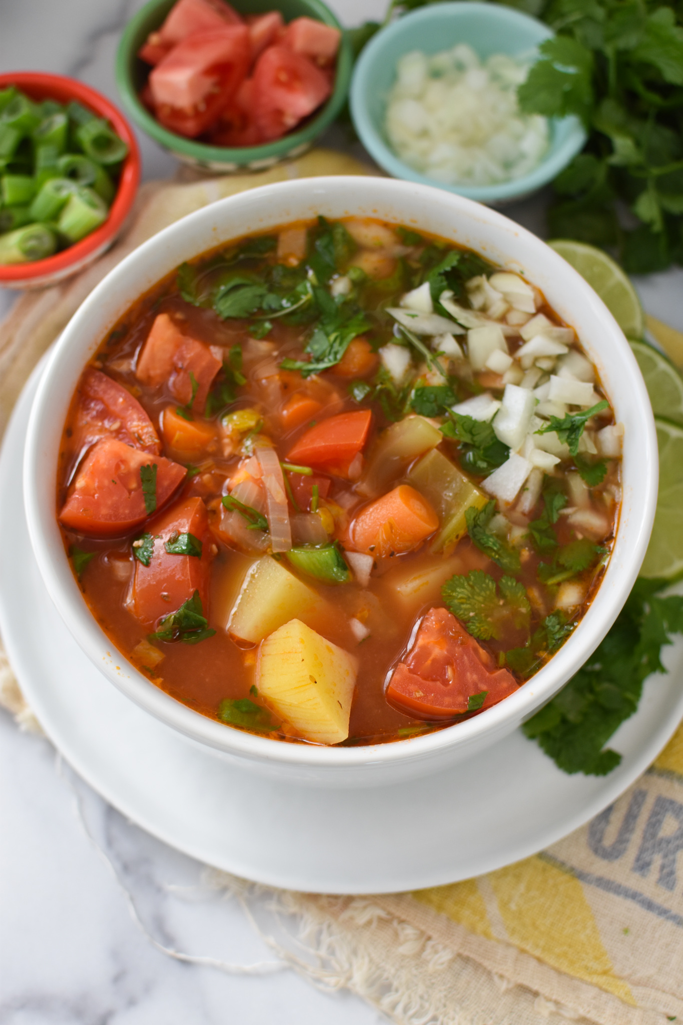 Mexican Sweet Potato Chicken Soup