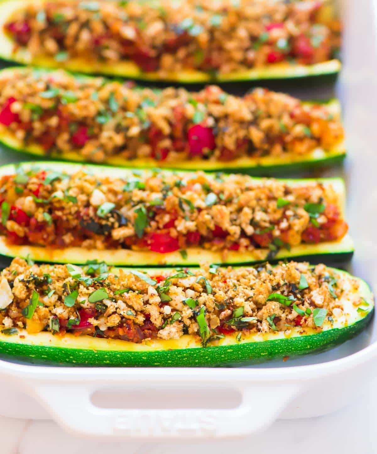5-Ingredient Turkey Zucchini Boats