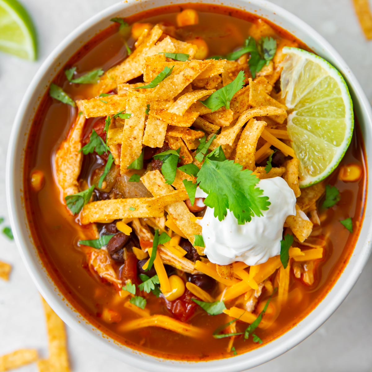 Chicken Enchilada Soup