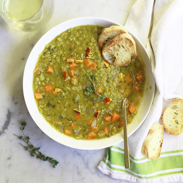 Vegetarian Split Pea Soup